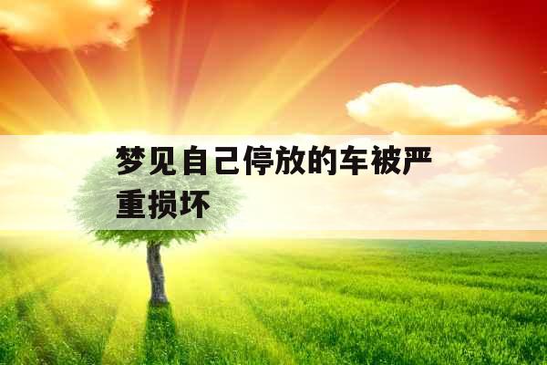 梦见自己停放的车被严重损坏  梦见自己停放的车被严重损坏