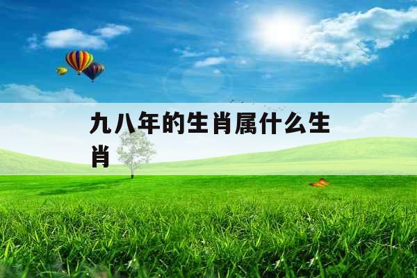 九八年的生肖属什么生肖 