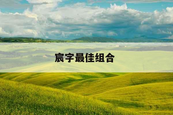 宸字最佳组合 