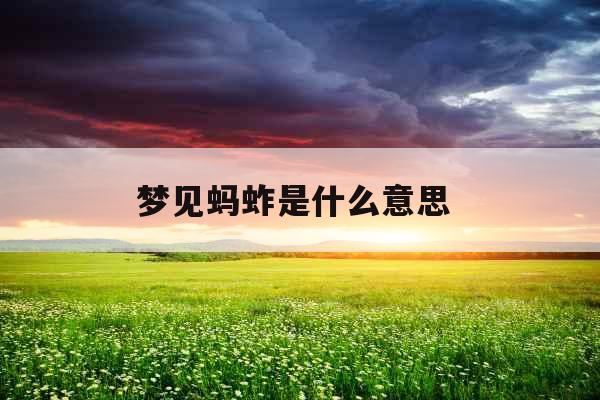 梦见蚂蚱是什么意思 