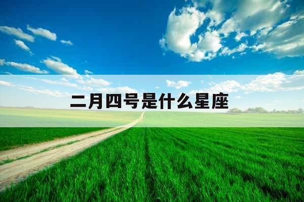 二月四号是什么星座 