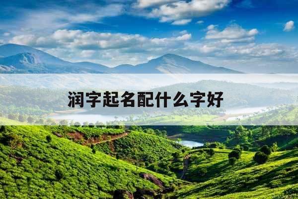 润字起名配什么字好 