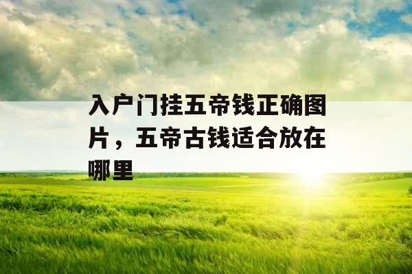 入户门挂五帝钱正确图片，五帝古钱适合放在哪里