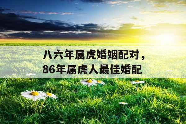 八六年属虎婚姻配对，86年属虎人最佳婚配