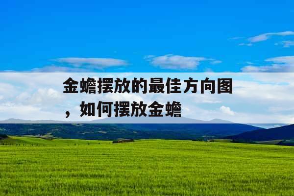 金蟾摆放的最佳方向图，如何摆放金蟾