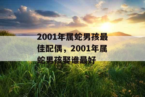2001年属蛇男孩最佳配偶，2001年属蛇男孩娶谁最好