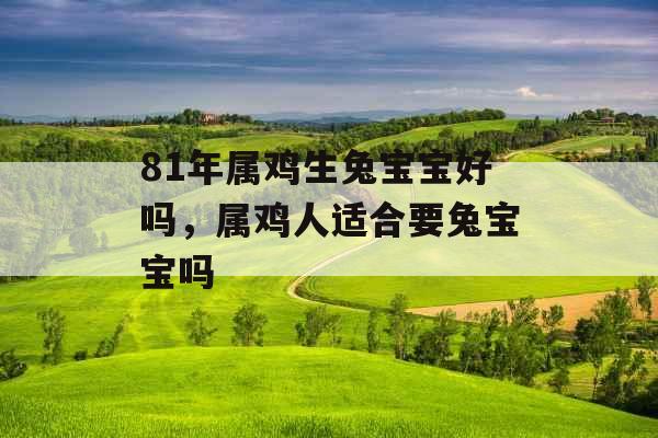 81年属鸡生兔宝宝好吗，属鸡人适合要兔宝宝吗