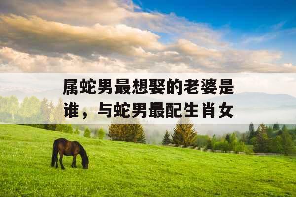 属蛇男最想娶的老婆是谁,与蛇男最配生肖女