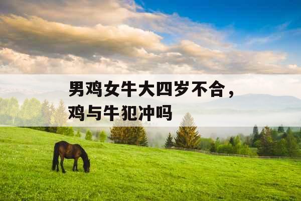 男鸡女牛大四岁不合,鸡与牛犯冲吗