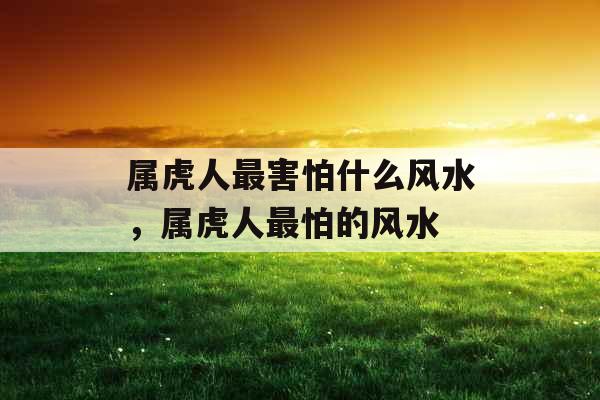 属虎人最害怕什么风水,属虎人最怕的风水 属虎人最害怕什么风水,属虎人最怕的风水