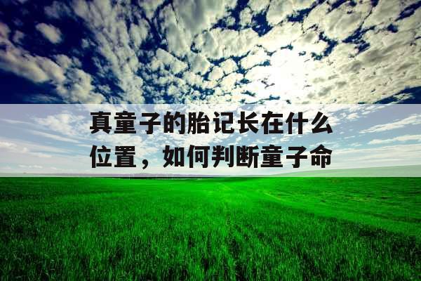 真童子的胎记长在什么位置，如何判断童子命