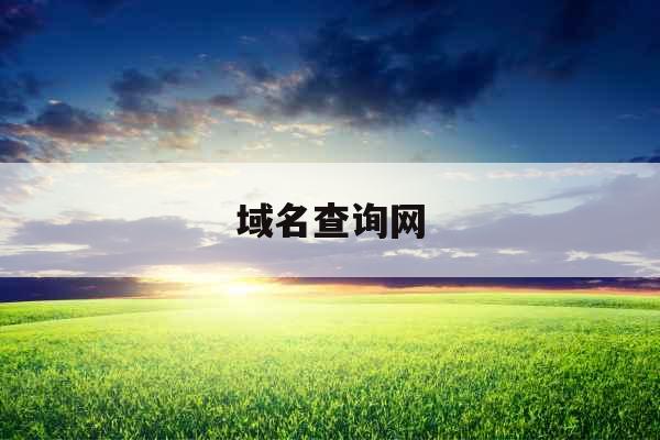 域名查询网