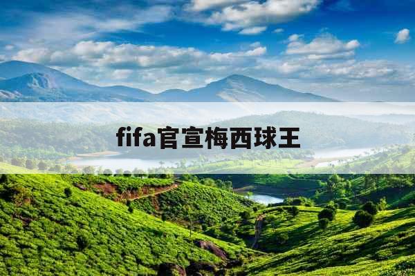 fifa官宣梅西球王