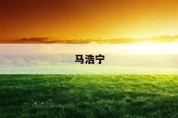 马浩宁