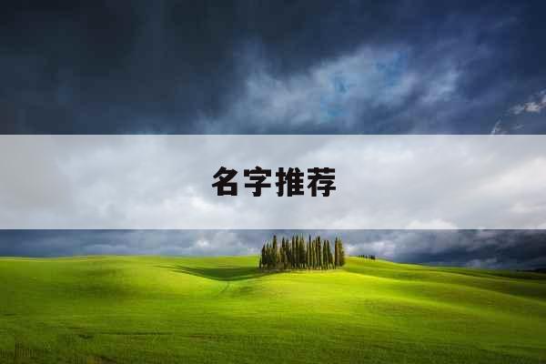 名字推荐