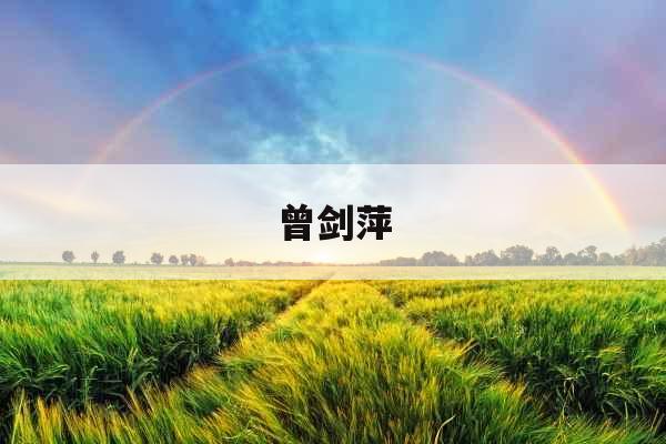 曾剑萍