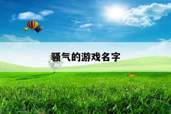 骚气的游戏名字