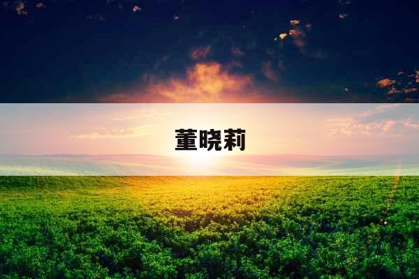 董晓莉