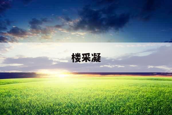 楼采凝