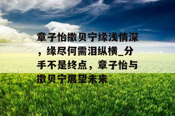 章子怡撒贝宁缘浅情深，缘尽何需泪纵横_分手不是终点，章子怡与撒贝宁展望未来