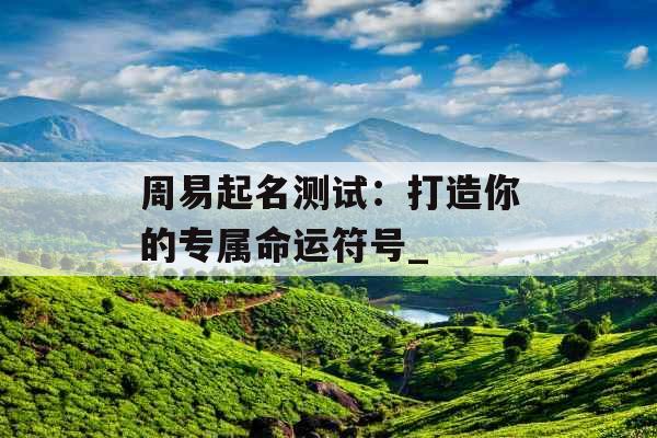 周易起名测试:打造你的专属命运符号_ 周易起名测试:打造你的专属命运符号_