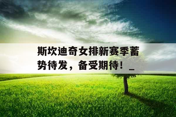 斯坎迪奇女排新赛季蓄势待发,备受期待!_