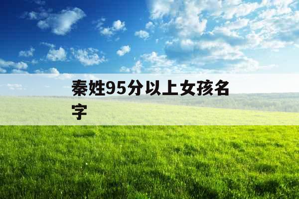 秦姓95分以上女孩名字